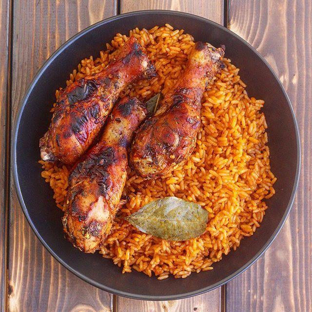 Jollof Mixed With Chicken